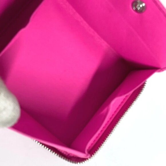 BALENCIAGA 659224 Compact wallet With logo strap Zip Around Folded wallet - Picture 12 of 13